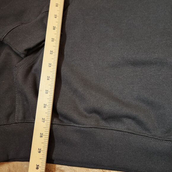 Carhartt Men’s XL Hoodie – Black Loose Fit Midweight Pullover Sweatshirt - Picture 6 of 8